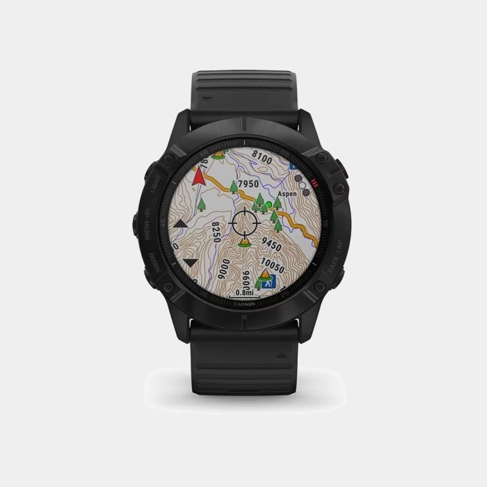 Reloj Gps Garmin Fenix 6x Pro negro correa negra 010-02157-01