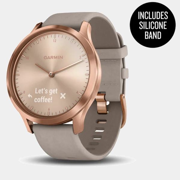 Garmin Vivomove Hr Beige smartwatch 010-010850-03