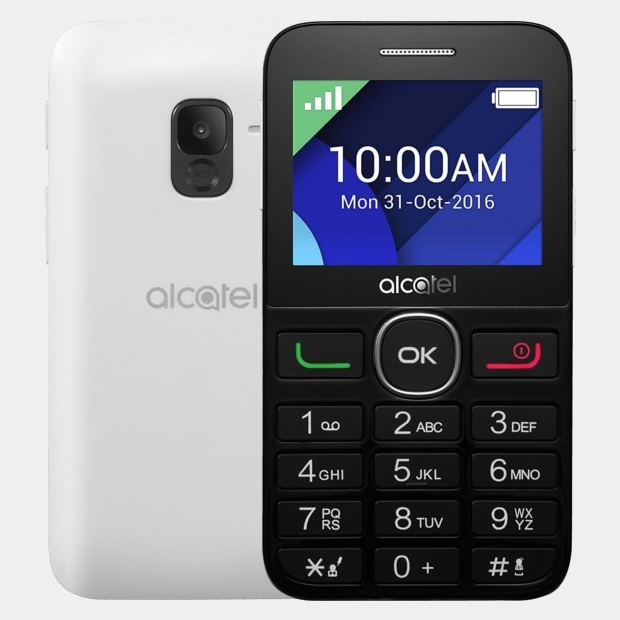 Alcatel 2008G telefono móvil negro/blanco