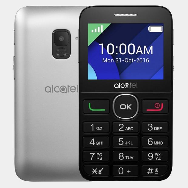 Alcatel 2008G telefono móvil negro/plata