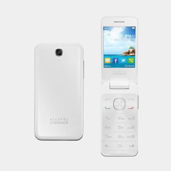 Teléfono Alcatel 2012 blanco dual sim