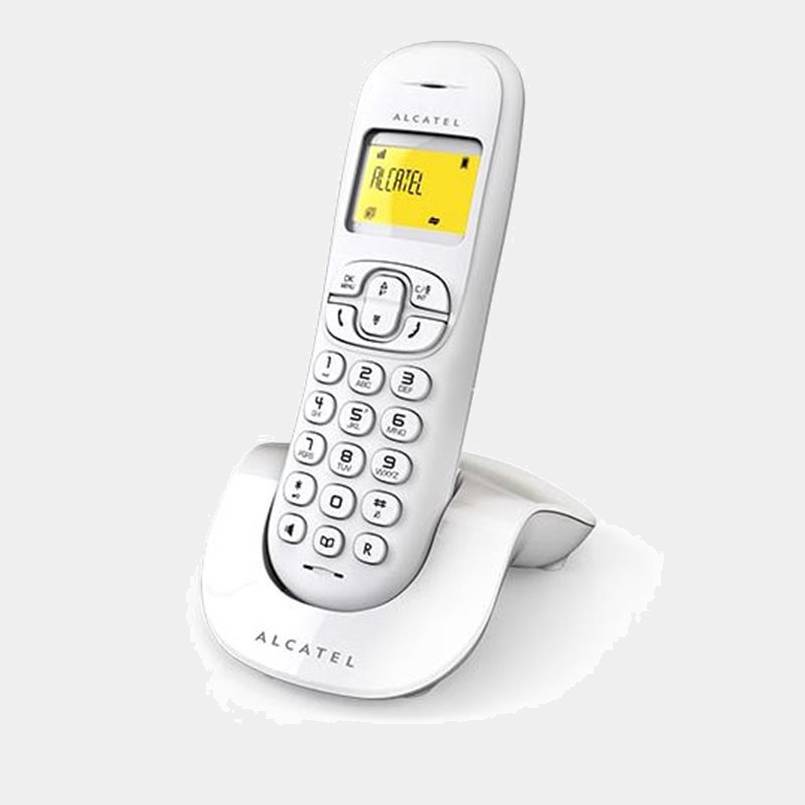 Telefono inalambrico Alcatel C-250 blanco manos libres