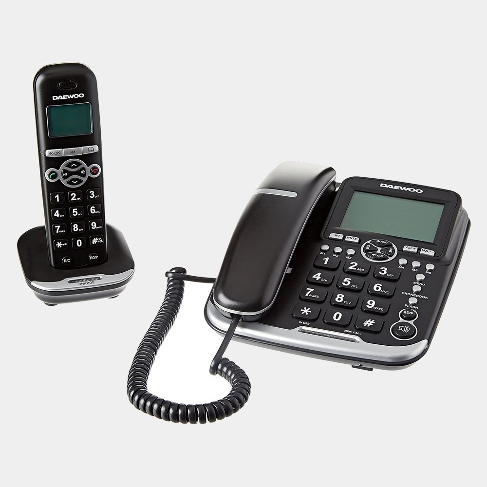 Daewoo Dtd5500 Negro telefono dect  Combo Hilo+dec