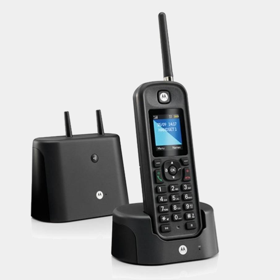 Telefono inalambrico Motorola O201 negro Largo Alc