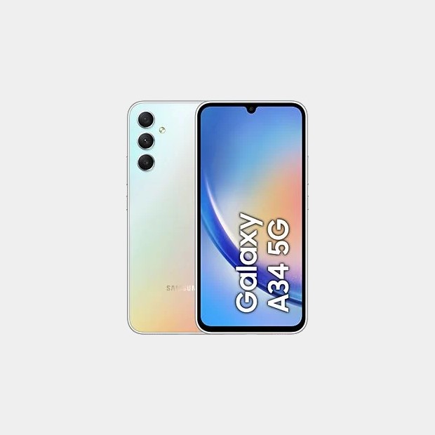  Samsung A34 Silver smarpthone 5G 6Gb 128Gb