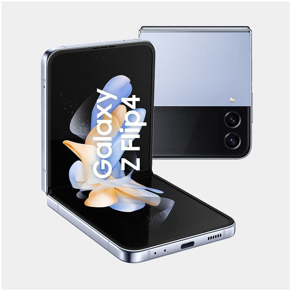  Samsung Z Flip 4 Light blue smarpthone 5G 8Gb 128Gb