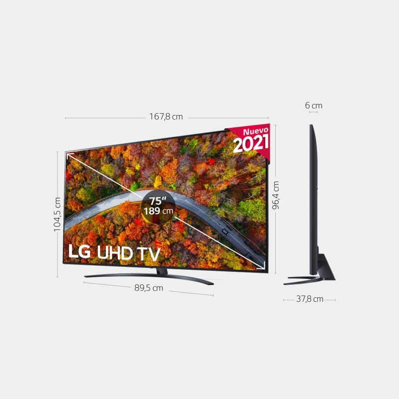 LG 75up81006lr televisor 4K Smart AI Thinq Magic