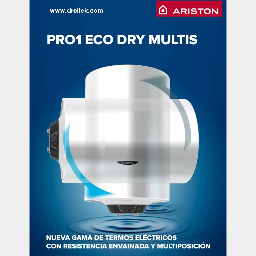 Ariston Pro1 Eco Dry Multis de 100 litros termo electrico